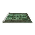 thumbnail image 2 of Ahgly Company Machine Washable Indoor Rectangle Persian Turquoise Blue Traditional Area Rugs, 4' x 6', 2 of 4
