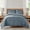 Chambray, variant on Levtex Home - Melange Stitch Quilt Set - Full/Queen Quilt and Two Standard Shams - Solid Stitched - Natural - Quilt (88x92in.) and Shams (20x26in.) - Reversible - PolyCotton blend