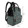 thumbnail image 2 of Disketp River Freshwater Fish Mochila de Pañales de Gran Capacidad con Múltiples Bolsillos, Mochila de Viaje Multifuncional para Bebé, Unisex, Moderna y Resistente, 2 of 6