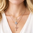 thumbnail image 4 of MOON & SELF Set Joyería Trinidad Sagrada Triple Baño Oro 18k Tricolor, 4 of 5