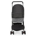 thumbnail image 5 of Demi Bonn 4 Wheels Pet Stroller, Foldable Puppy Cage Jogger Stroller with Sun Cover, Storage Basket, Breathable and Visible Mesh for Small Pets up to 22 lbs, Gray, 5 of 10