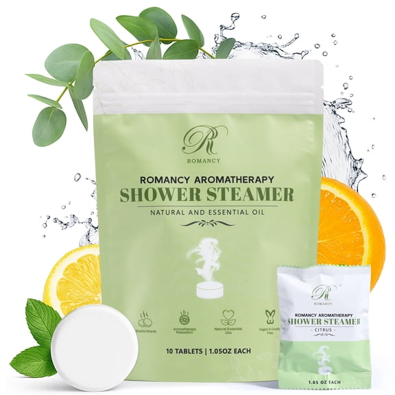 Shower Steamers Aromatherapy 10 Pack – Eucalyptus, Mint & Citrus Shower Tablets for Home Spa, Relaxation & Self Care