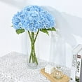thumbnail image 4 of Real Touch Hydrangea Artificial Flowers with Long Stem & Leaves, Full Latex Faux Hydrangea Flowers for Home Decor Party Floral Arrangements Wedding Bouquets Centerpieces(Pink, 3Pcs), 4 of 5
