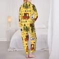 thumbnail image 5 of Kll Forest Guard Print Women'S Long Sleeve Pajamas With Pants Sleepwear Loungewear 2 Set-Xx-Large, 5 of 9