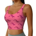 thumbnail image 2 of Pofeuu Leopard Print Print Sports Bra for Women Sexy Vest Yoga Running Gym Fitness Crop Bras Tops-X-Large, 2 of 8