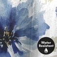 thumbnail image 7 of Americanflat 71" x 74" Shower Curtain, Indigo Version Finesse I Indigo Version by PI Creative Art, 7 of 7