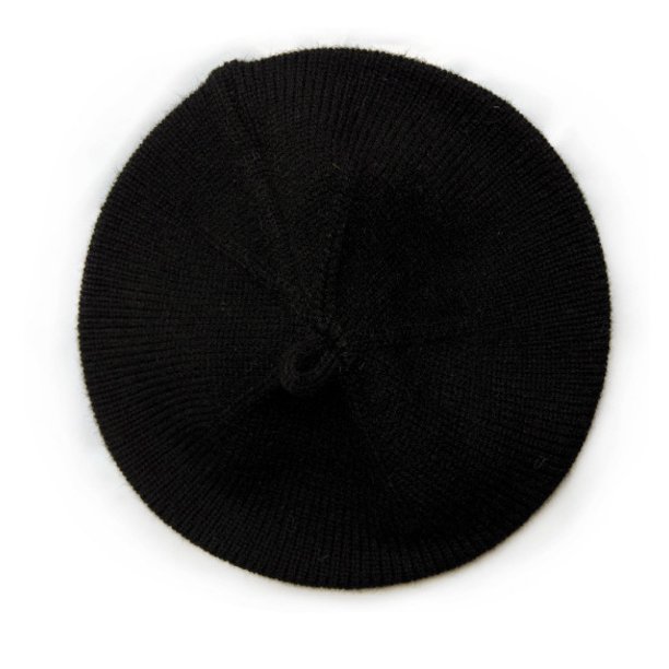 Gorro de lana de punto para niña, estilo occidental, color liso, estilo dulce Bailey, a la moda, para niños