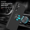 thumbnail image 3 of AIOVETEAB for Samsung Galaxy A15 5G Case,Silky Soft Touch Heavy Duty Protective Cover with Ring Holder Kickstand Magnetic Phone Case for Samsung Galaxy A15 5G 2024 (Black), 3 of 7