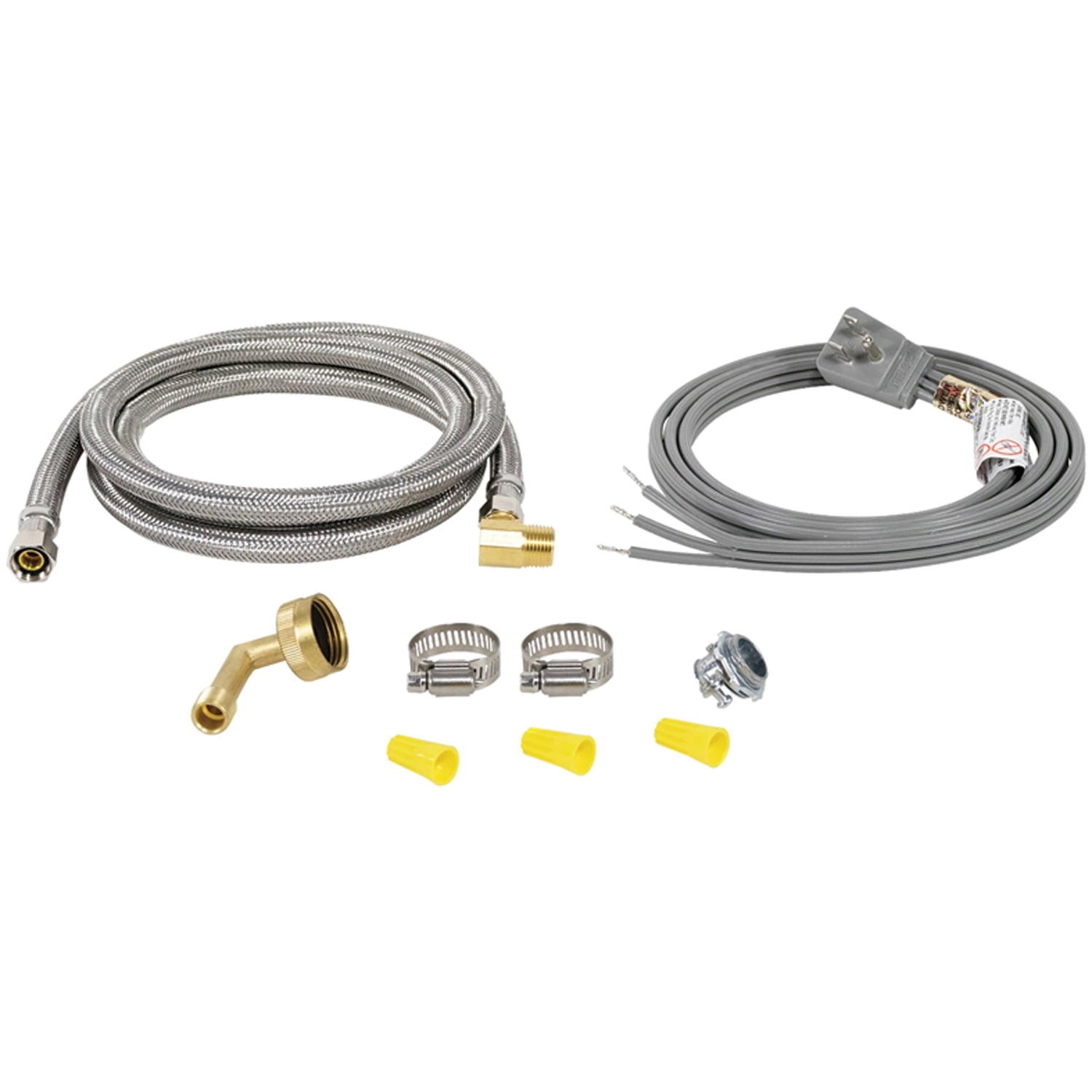 Certified Appliance Accessories Dishwasher Installation Kit with Right-Angle Plug Head, DWKIT8