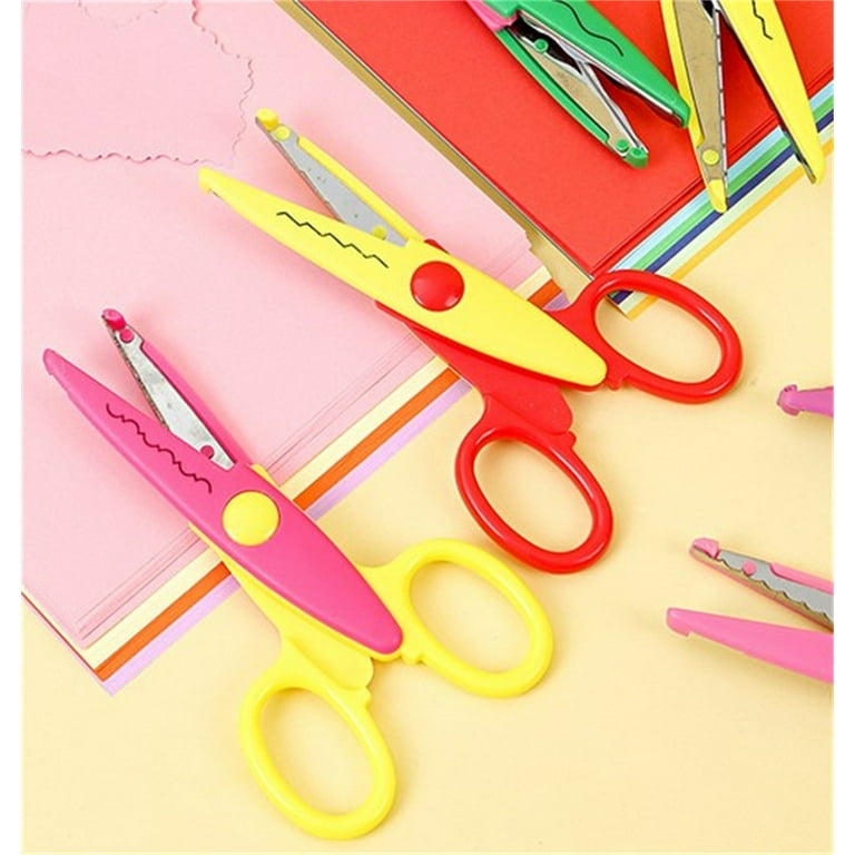4 Pack Toddler Scissors, Safety Scissors For Kids, Plastic