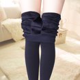 thumbnail image 3 of Mallas de terciopelo tejidas para mujer, Leggings informales de alta elasticidad, gruesos, pantalones cálidos de lana para mujer, pantalones ajustados, 3 of 5