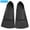 Black XL, variant on BLEEUS Swimming Training Fins Non Slip Silicone Swim Fin Diving Supplies Water sports supplies (Blue Xl)