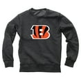 thumbnail image 2 of Youth Wes & Willy  Black Cincinnati Bengals Reversible Fleece Pullover Sweatshirt, 2 of 3