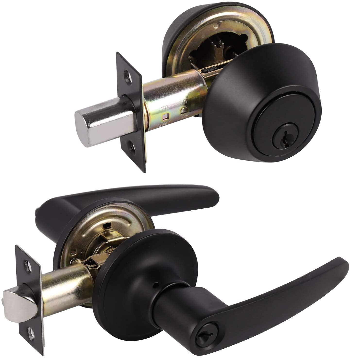 Details about   Door Lock Home Security Strong Deadbolt Exterior Anti-theft Stainless Steel 