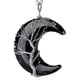 thumbnail image 1 of Collar de cristal con gema de cuarzo auténtico y luna creciente, collar de cristal curativo de cuarzo para mujer., 1 of 4