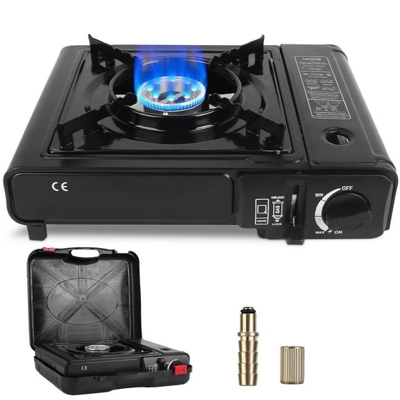 3300W Portable Camping Stove – Dual Fuel Butane Burner with Piezo Ignition & Carry Case