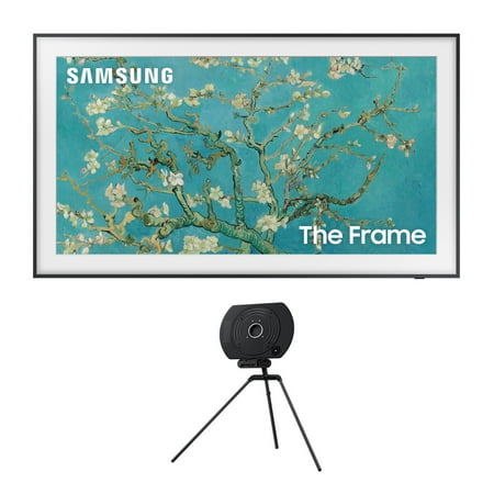Samsung QN55LS03BAFXZA 55" The Frame 4K UHD Smart QLED TV with Samsung VG-ARAB22STD Auto-Rotating Studio Stand (2022)