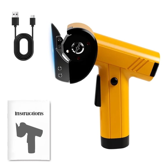 2026 New 4.2V Rechargeable High-Speed Electric Cardboard Cutter, Portable Rotary Cutter with LED Light & 2000mAh Battery