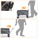 thumbnail image 5 of Zimtown Carro Plegable Carro Utilitario Plegable con Ruedas Todoterreno, Marco Gris, 5 of 10