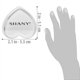 thumbnail image 4 of Esponja de silicona en forma de corazón SHANY Stay Jelly para maquillaje, 4 of 5