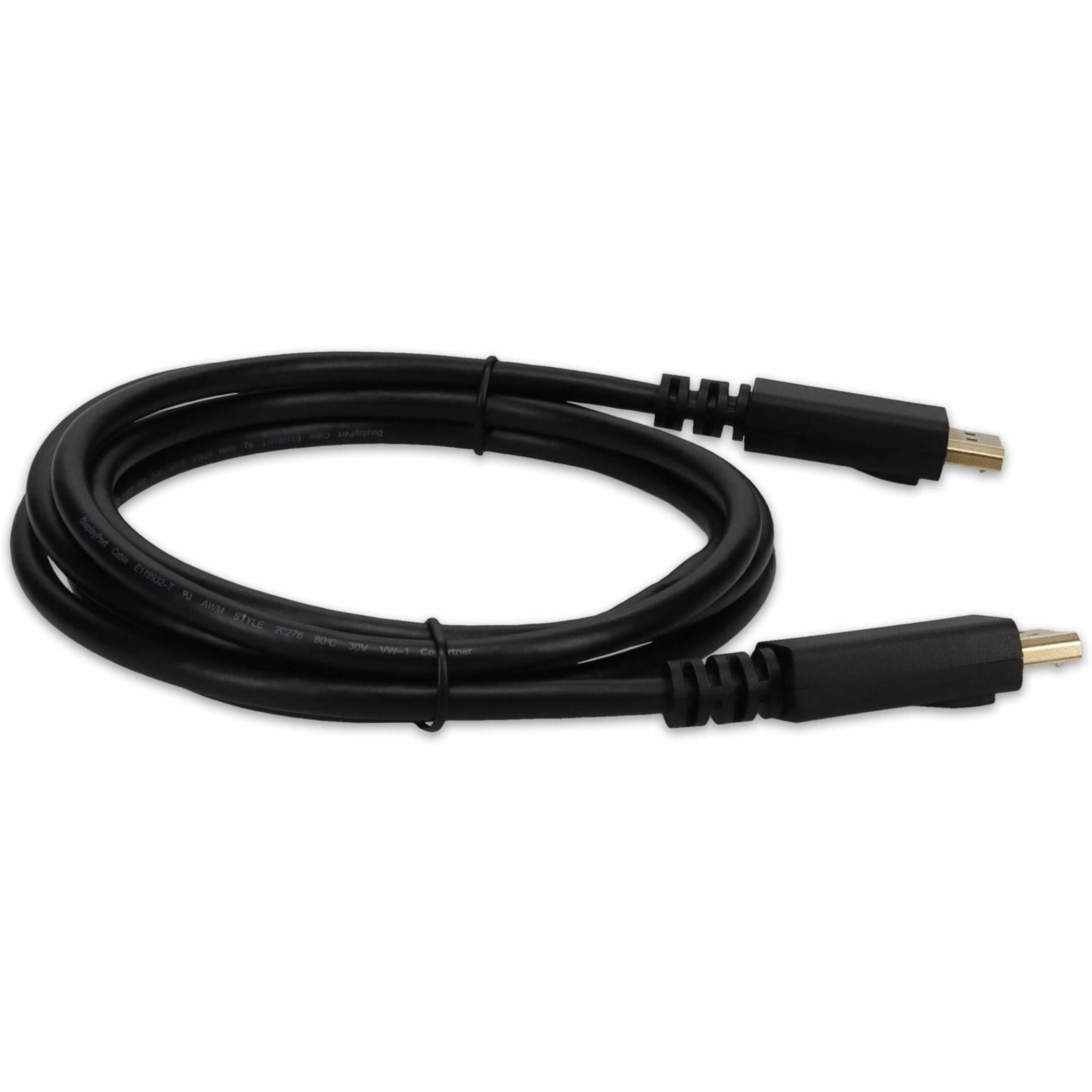 AddOn 6ft 4K UHD DisplayPort Cable Black DISPLAYPORT14MM6F