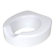 Carex Toilet Seat Riser With Quick-Lock - Adds 4 Inches of Height to Toilet - Raised Toilet Seat With 300 Pound Weight Capacity - Slip-Resistant