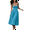 Blue, variant on Eternatastic Women's Dance Dresses Retro Midi Dress Flowy Pleated Spaghetti Strap Party Cocktail Dress with Pockets
