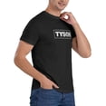 thumbnail image 5 of Mike Music Tyson Men's T-Shirt Short Sleeve Crewneck Shirts Pure Cotton Casual Tees Novelty Shirts Black, 5 of 8
