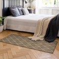 thumbnail image 1 of Ottomanson Jardin Collection Jute Backing Diamond Trellis Design Indoor/Outdoor Rug, 1 of 8