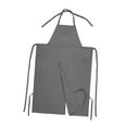 thumbnail image 2 of Delantal de cerámica con bolsillos portátil Fashion resistente de la pierna larga delantal de arcilla de cerámica para alfareros Arte de bricolaje de Gris, 2 of 8
