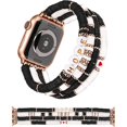 thumbnail image 1 of wonima44 Heishi Beaded Bracelet Compatible with Apple Watch Band Cute Stretch Girl Women Summer Clay Preppy Jewelry Band for Iwatch 49/46/45/44/41/40/38mm Series SE 10 9 8 7 6 5 4 3 2 1 Ultra 1/2, 1 of 1