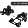 thumbnail image 5 of STOBOK Heavy Duty Tire Roller Trolley Black for Motorcycle Emergency Tire Moving Tool, 5 of 8