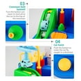 thumbnail image 3 of Kids Car Adventure Toy Educational Adventure Rail Car Race Track with 4PCS Cars, 3 of 10