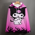 thumbnail image 6 of KUROMI Hoodie with Pocket Anime for Men Women Couple Gift, 6 of 7