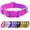 Purple, variant on azuza Reflective Dog Collar Super Soft Neoprene Padded Dog Collars with ID Tag Ring for Small Medium Large Dogs