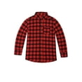 thumbnail image 3 of Wonder Nation Boys Flannel Shirt and Graphic Tee Set, 2-Piece, Sizes 4-18 & Husky, 3 of 7