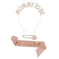 thumbnail image 4 of Conjunto de banda para mamá para ser, diadema, broche, decoración cómoda para fiesta, banda para mamá para ser, celebración de Baby Shower, 4 of 8