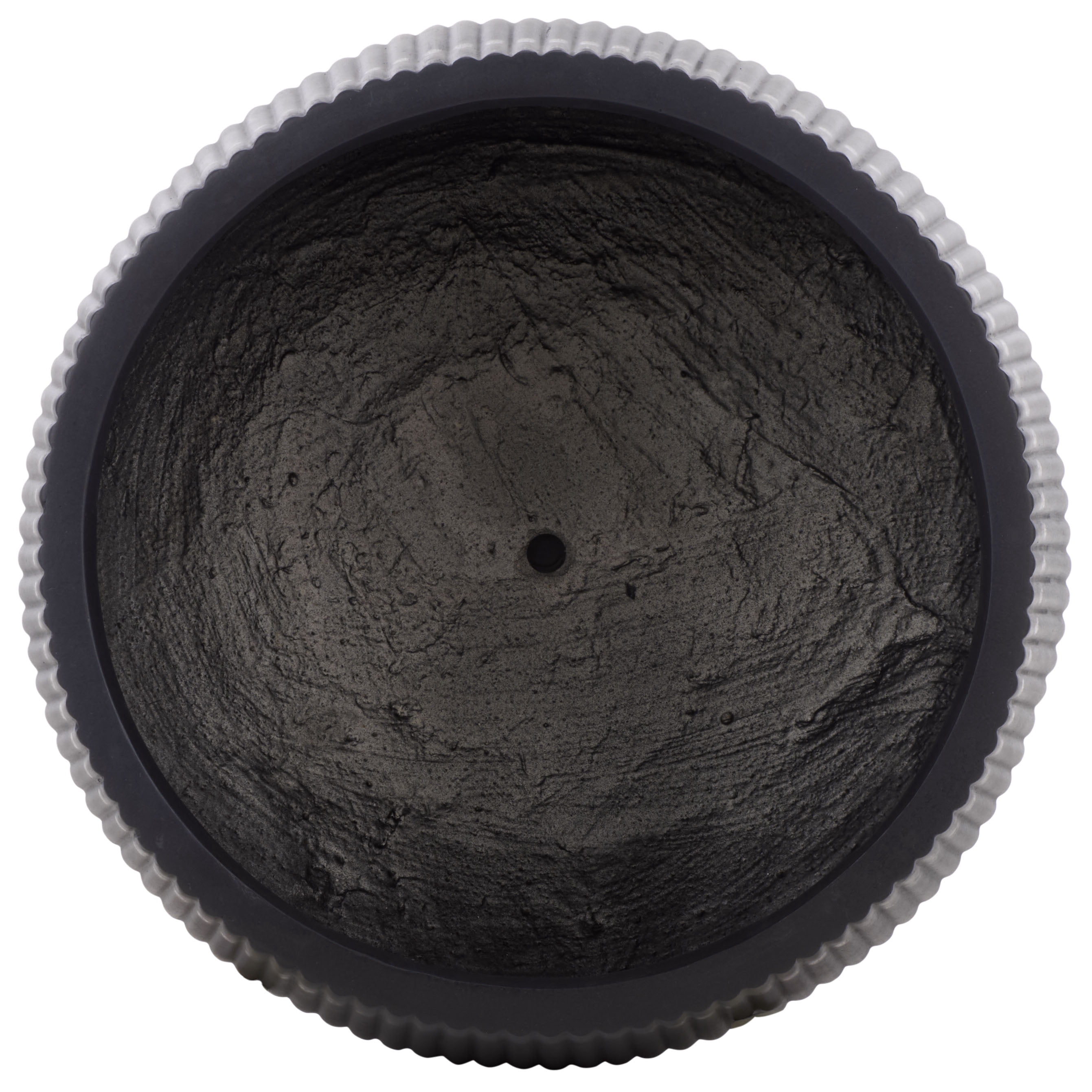 Safavieh Sara Round Black Fiber Clay Plant Pots - Set of 3