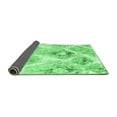 thumbnail image 2 of Ahgly Company Indoor Square Abstract Emerald Green Contemporary Area Rugs, 5' Square, 2 of 4