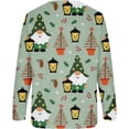 thumbnail image 4 of GHSDFBB Chandails de Noël pour Femmes Mode Loisirs Imprimé Graphique Manches Longues Hauts Mignons Chandail en Molleton Col Rond Cadeau de Noël, 4 of 5