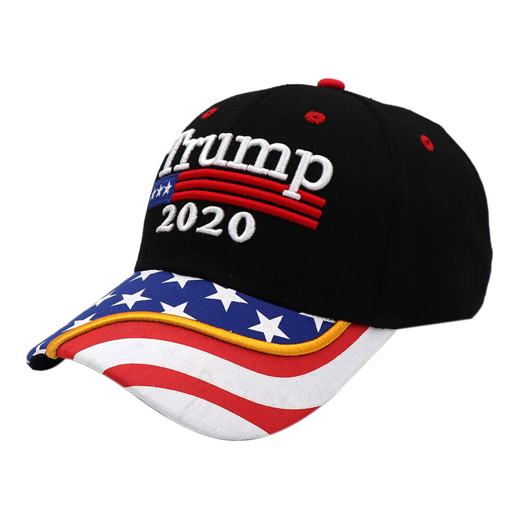 Trump Hat President Donald Trump 2020 Hat Keep America Great Embroidery MAGA USA Flag Adjustable Baseball Cap for Men Women