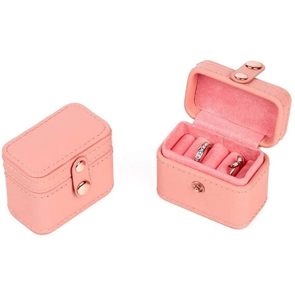Yazoeia Ring Box Small Jewelry Box Girls Jewelry Organizer Mini Travel Case Ring Storage Box CJC912-150093