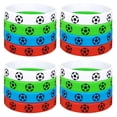 thumbnail image 1 of 16 pulseras elásticas de silicona para fútbol, accesorio para fútbol., 1 of 7