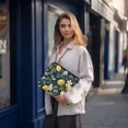 thumbnail image 6 of FORMRS 13-13.3 inch Laptop Sleeve Case Soft Carrying Quilted Computer Bag Cover, Floral Lemons, 6 of 7