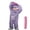 Light Purple, variant on Funny Adult Big Mouth Monster Pajama Costume with Comb and Shoes, Plush Fleece Hooded Jumpsuit, Cozy One Piece Sleepwear for Halloween, Cosplay and Pajama Parties