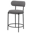thumbnail image 5 of Viola Boucle Upholstered Counter Chair Grey (Set of 2), 5 of 11