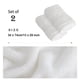 thumbnail image 5 of Hand Towels 2-Pack 100% Cotton Ring Spun Highly Absorbent Soft Luxury Hotel & Spa Quality Hand Towel for Bathroom 13 x 29 Inches, Snow White, 5 of 8