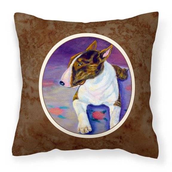 Bull Terrier Fabric Decorative Pillow