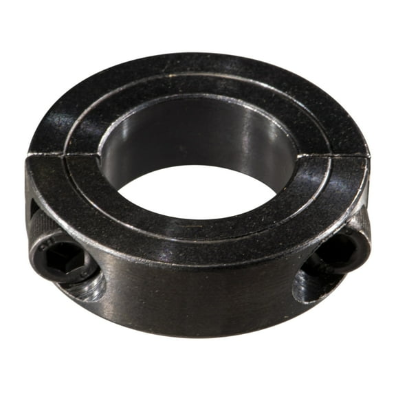 1" Black Oxide Steel Double Split Shaft Collar (2 pcs.)