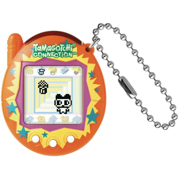 Tamagotchi Connection - Orange Burst Digital Pet